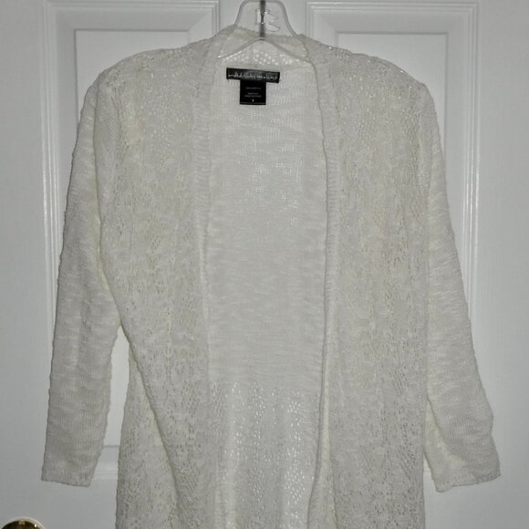 BEAUTIFUL KNIT PATTERNED UNITED STATES SWEATERS IN THE OFF WHITE COLOR - SIZE S - Picture 1 of 2